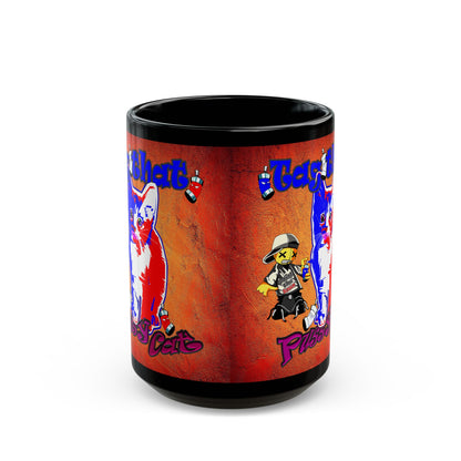 tag that - Black Mug (burnt orange)