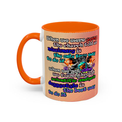 doggystyle - Accent Mug (yellow-orange wave)