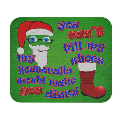 santa's shoes - Mouse Pad (Rectangle) (green turf)