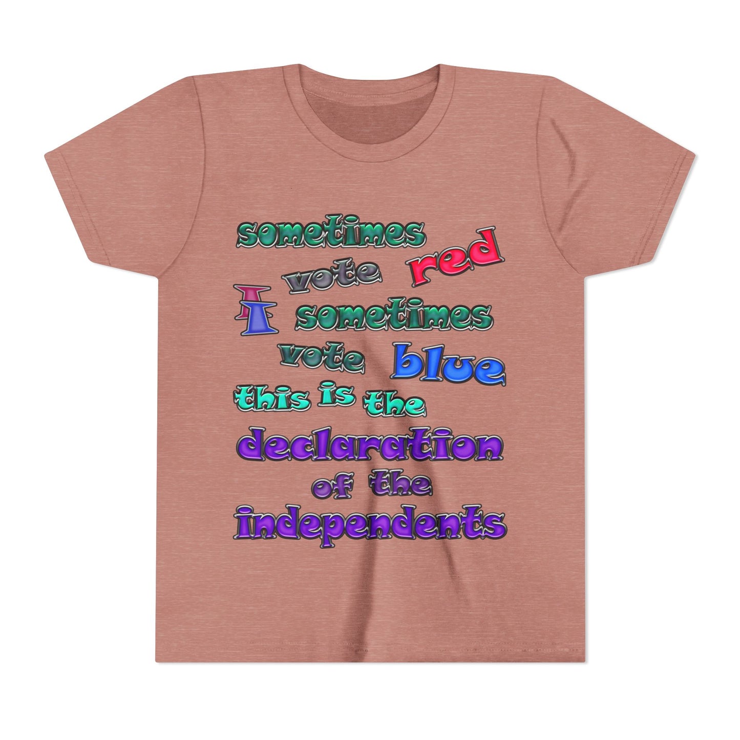 declaration of the independents - Youth Short Sleeve Tee
