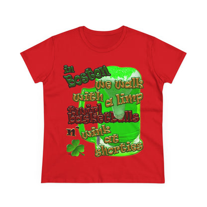 celtics logo - Women's Midweight Cotton Tee