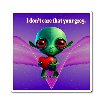 I don't care that your grey - Magnets - (purple-pink wave)