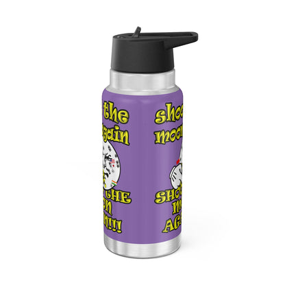 shoot the moon again - Gator Tumbler, 32oz (light purple)