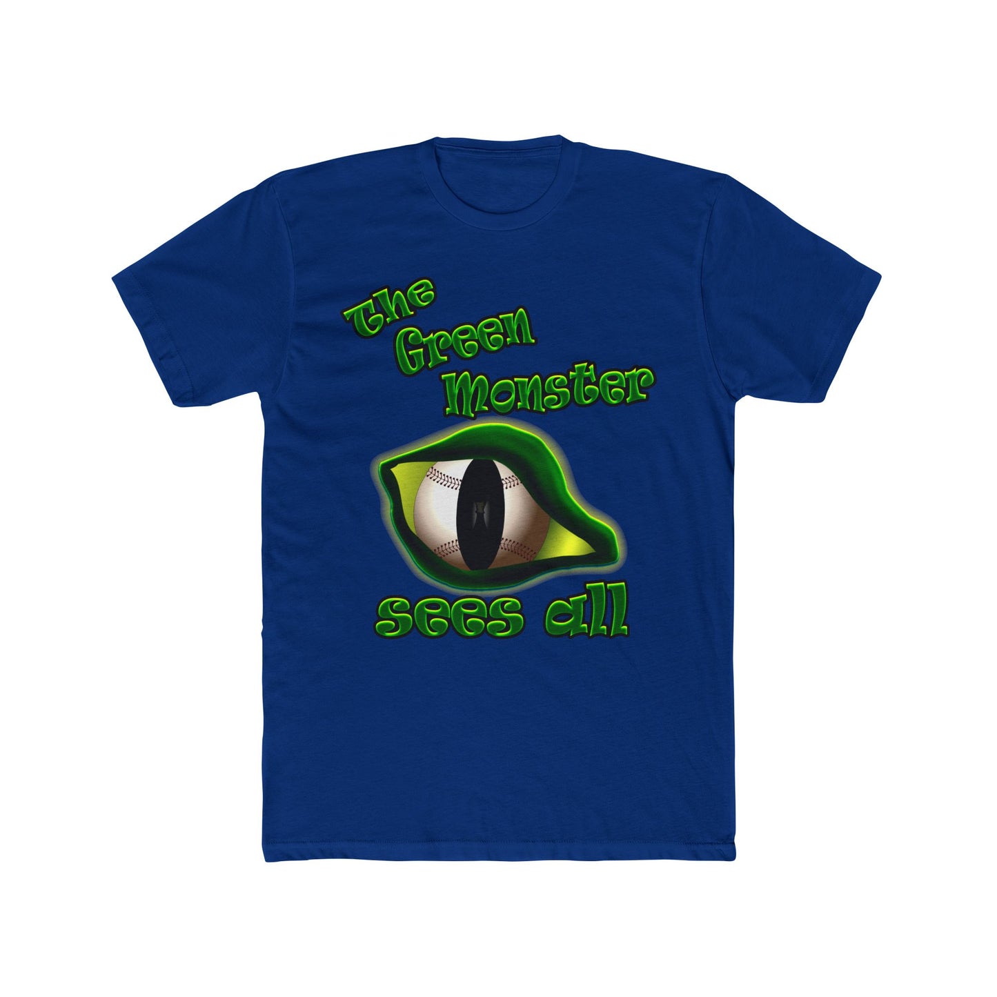 green monster - Men's Cotton Crew Tee
