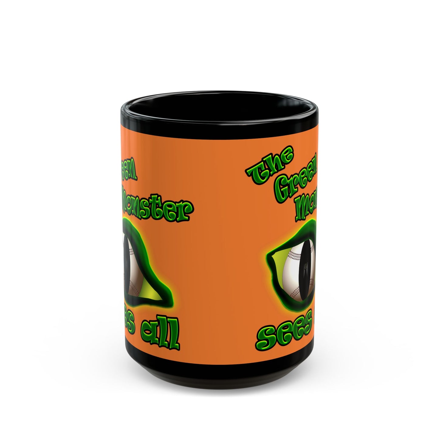 green monster - Black Mug (crusta)