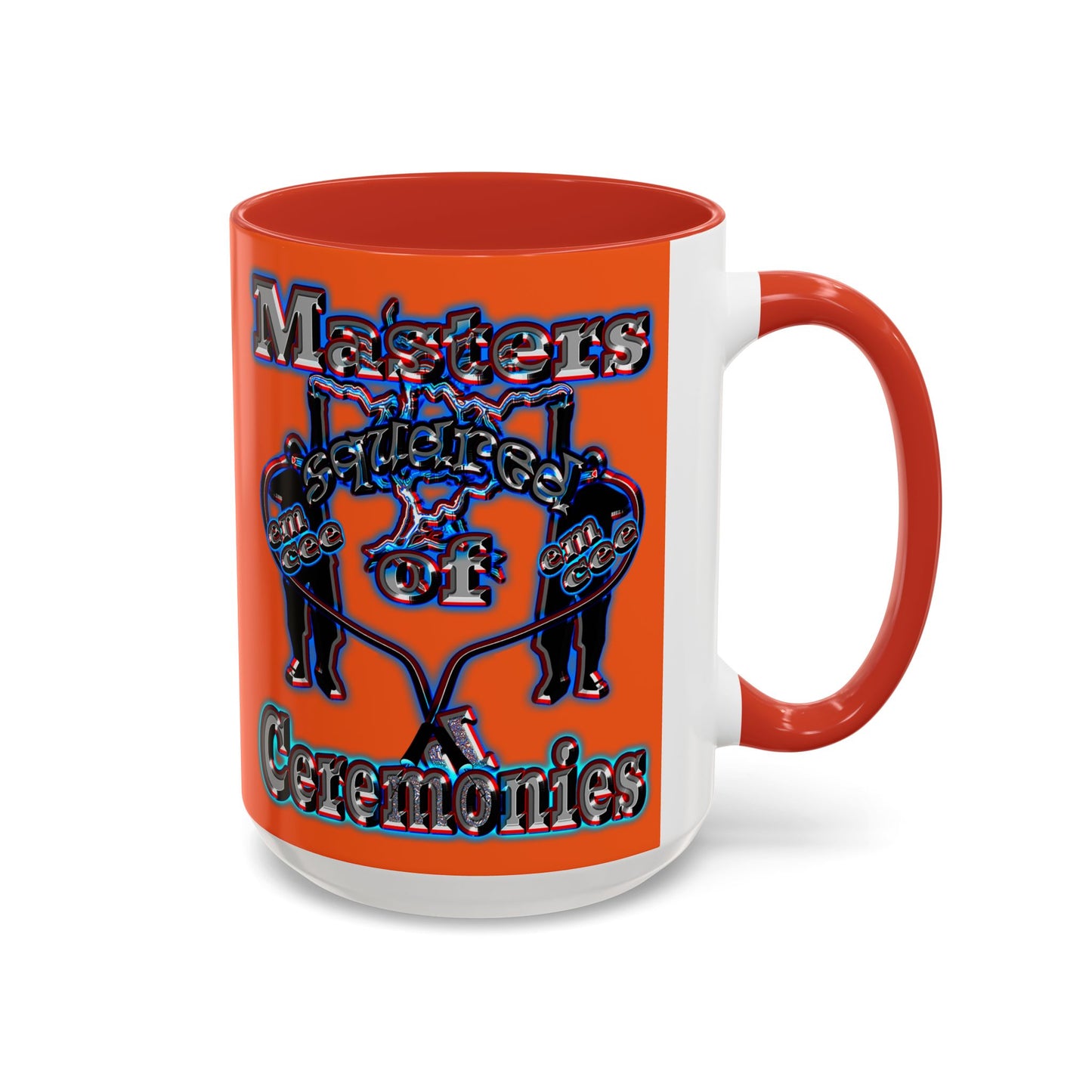 em cee squared - Accent Mug (orange)