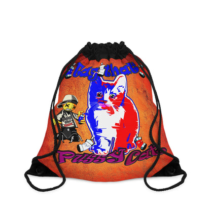tag that - Drawstring Bag (burnt orange)