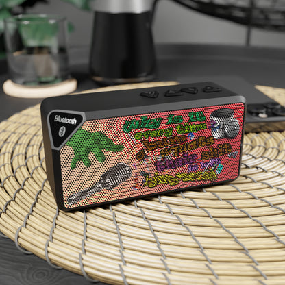 the bum's shit - Jabba Bluetooth Speaker (yellow-orange wave)