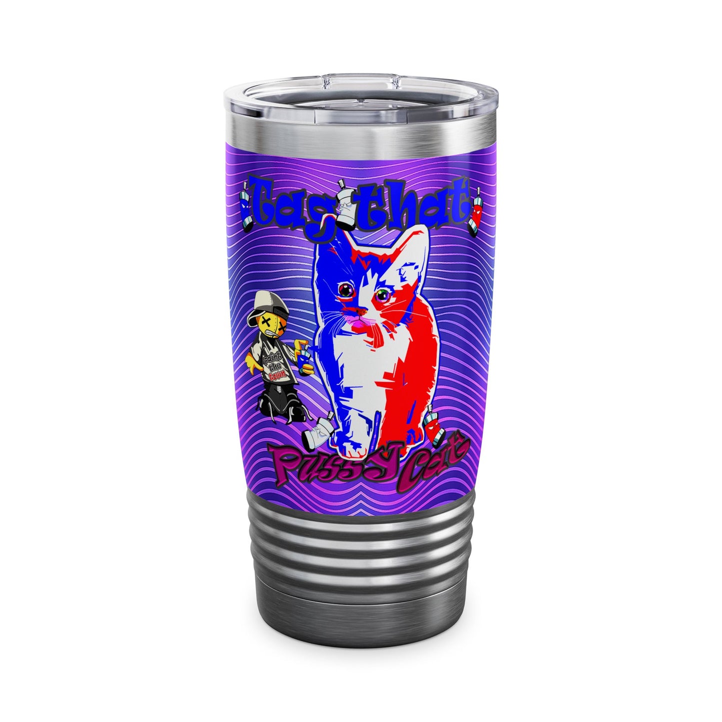 tag that - Ringneck Tumbler, 20oz (purple wave)