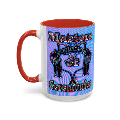 em cee squared - Accent Mug (light blue-purple wave)