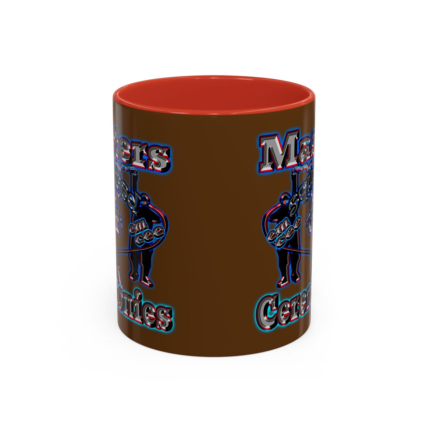 em cee squared - Accent Mug (brown)