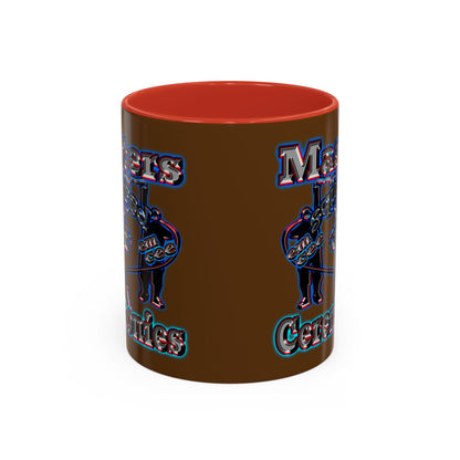 em cee squared - Accent Mug (brown)