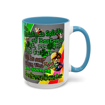 christmas spirits of boston - Accent Mug (rainbow split)