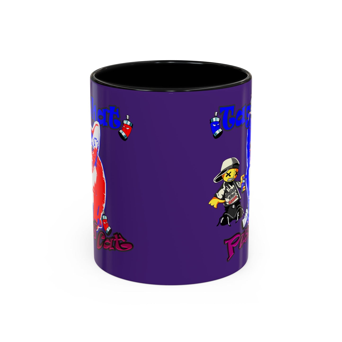 tag that - Accent Mug (purple)