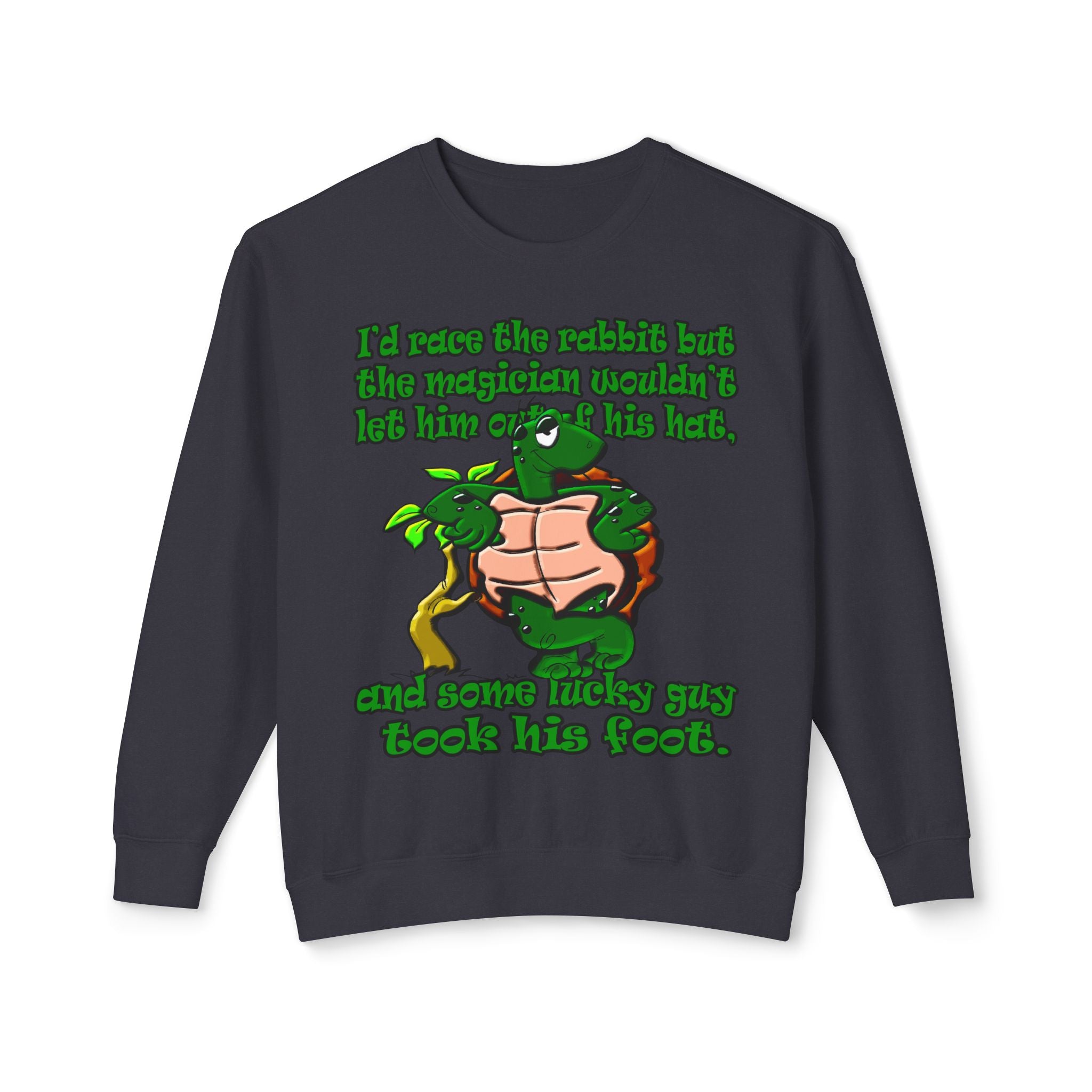 turtle race - Unisex Lightweight Crewneck Sweatshirt