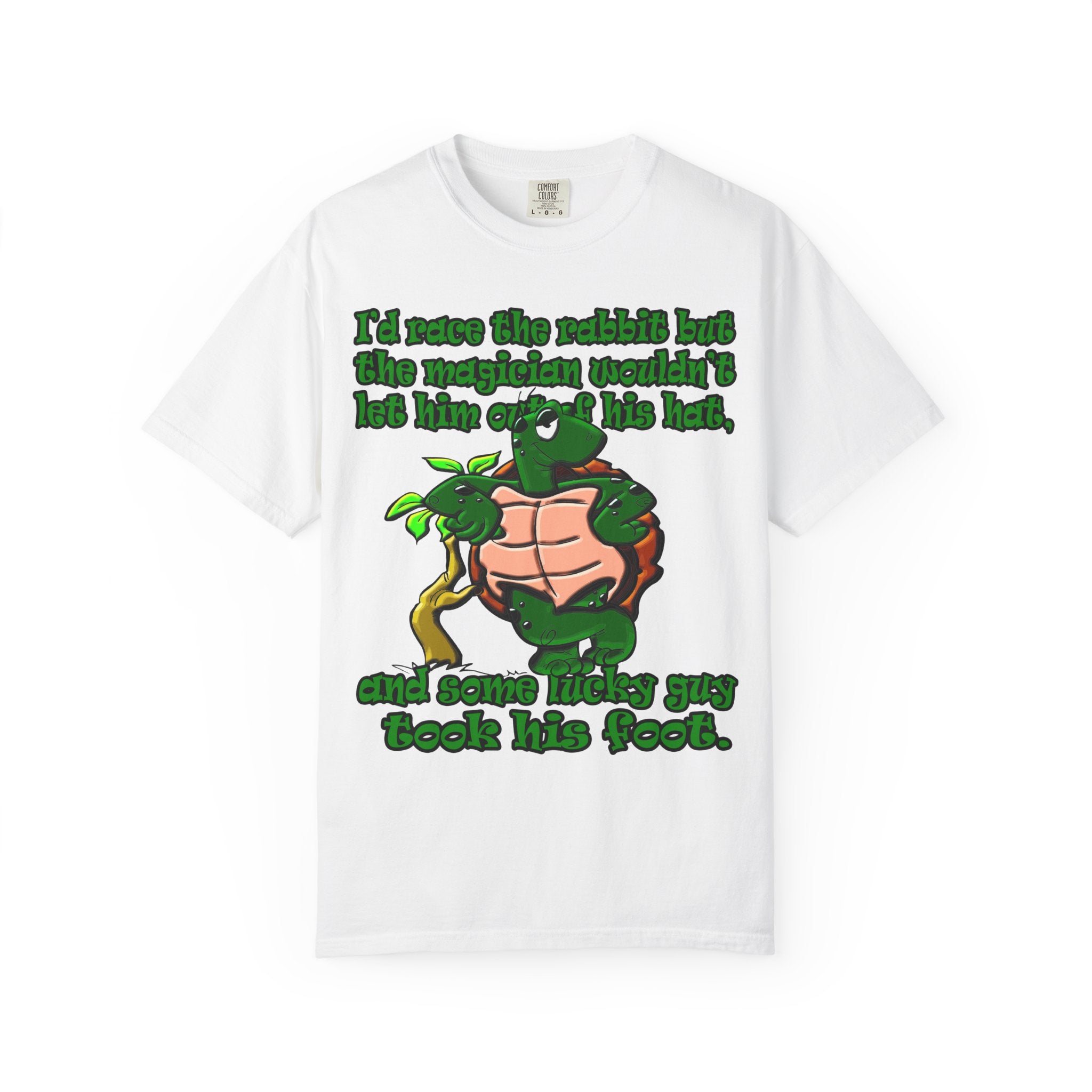 turtle race - Unisex Garment-Dyed T-shirt