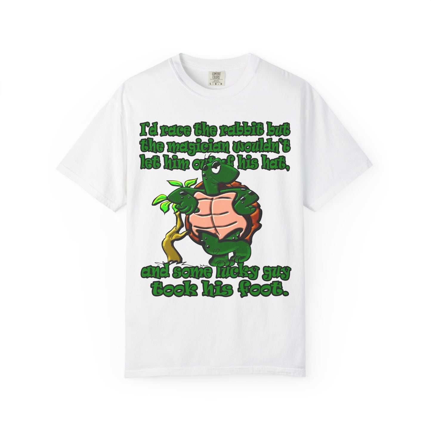 turtle race - Unisex Garment-Dyed T-shirt