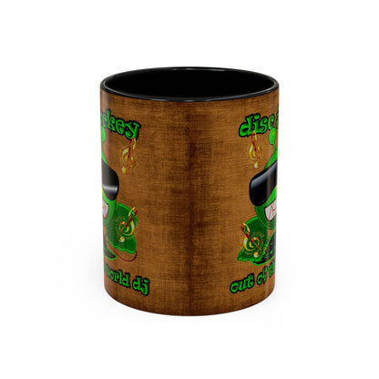 disc jockey - Accent Mug (brown papyrus)