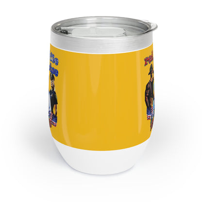 rw&b lives matter - Chill Wine Tumbler (yellow)