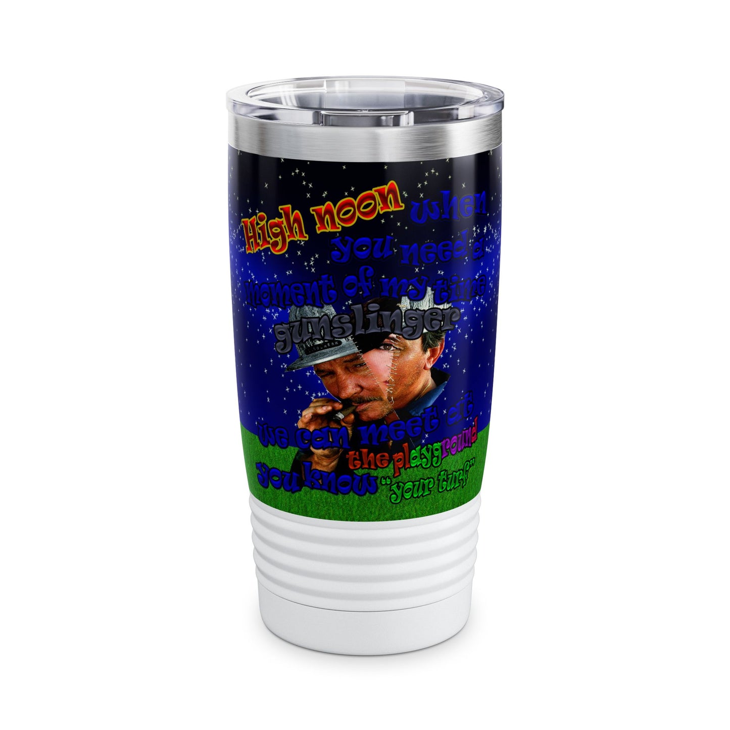 high noon - Ringneck Tumbler, 20oz ('snoops' background)