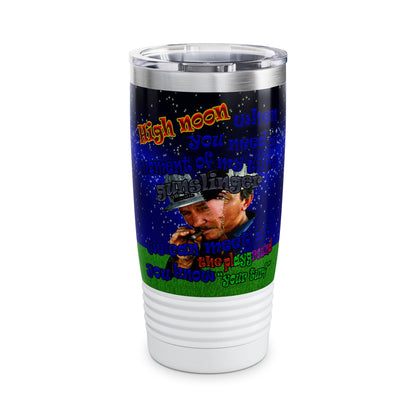 high noon - Ringneck Tumbler, 20oz ('snoops' background)