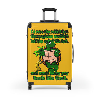 turtle race - Suitcase (yellow)