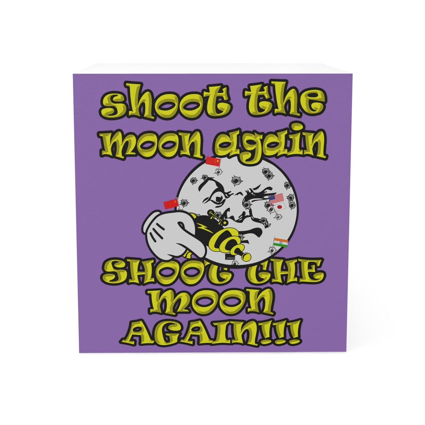 shoot the moon again - note cube (light purple)