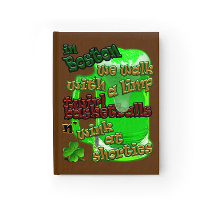 celtics logo - journal-lined (brown)