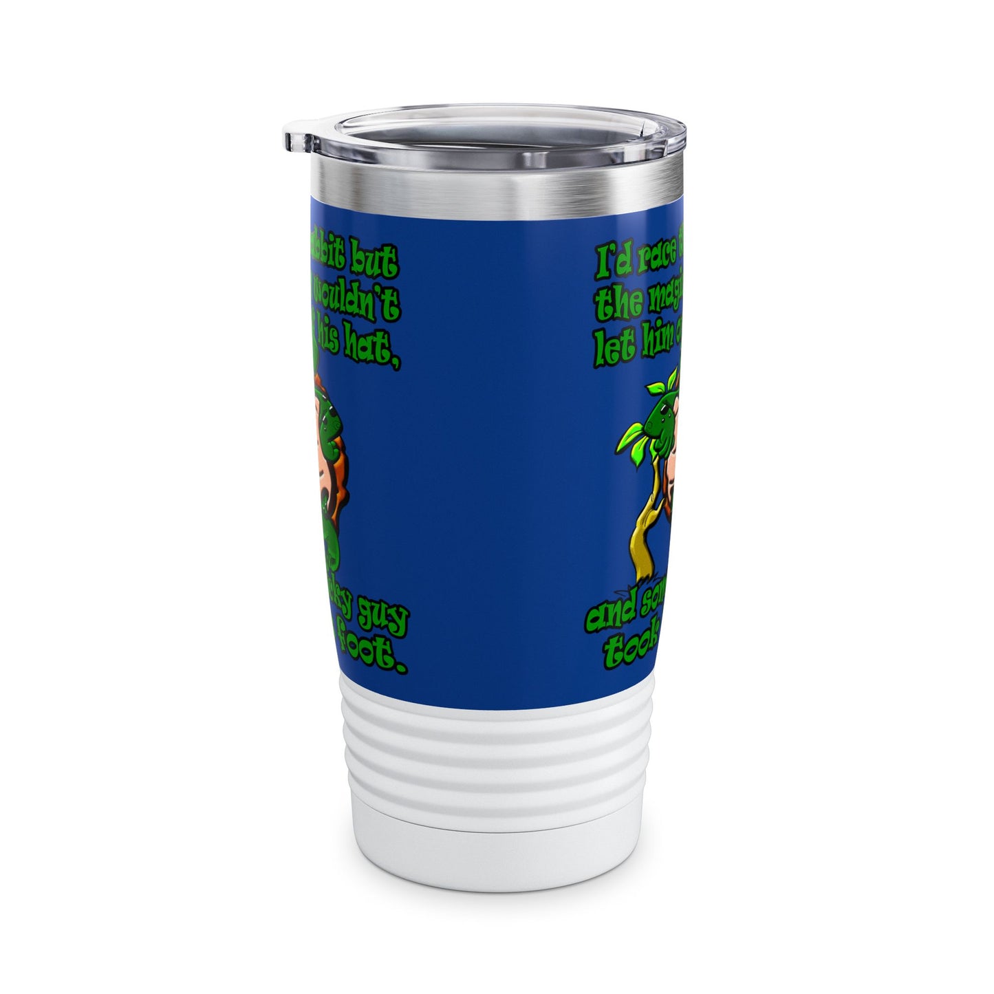 turtle race - Ringneck Tumbler, 20oz (dark blue)