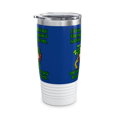 turtle race - Ringneck Tumbler, 20oz (dark blue)