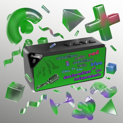 declaration of the independents - Jabba Bluetooth Speaker (logo green)