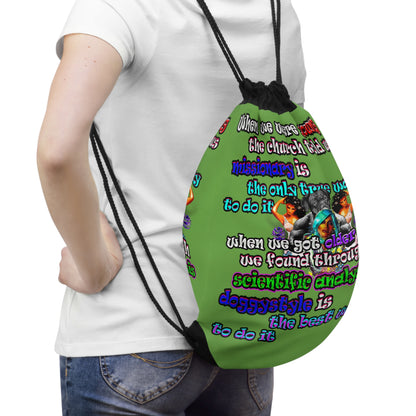 doggystyle - Drawstring Bag (green)