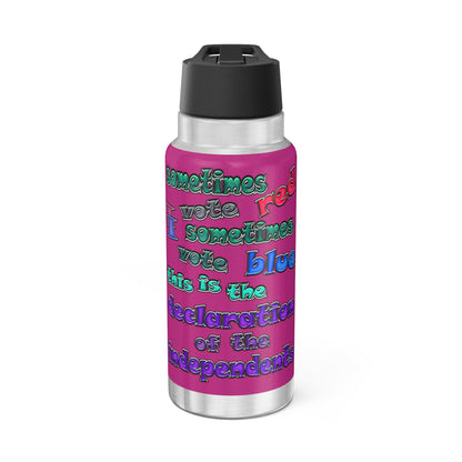 declaration of the independents - Gator Tumbler, 32oz (pink)