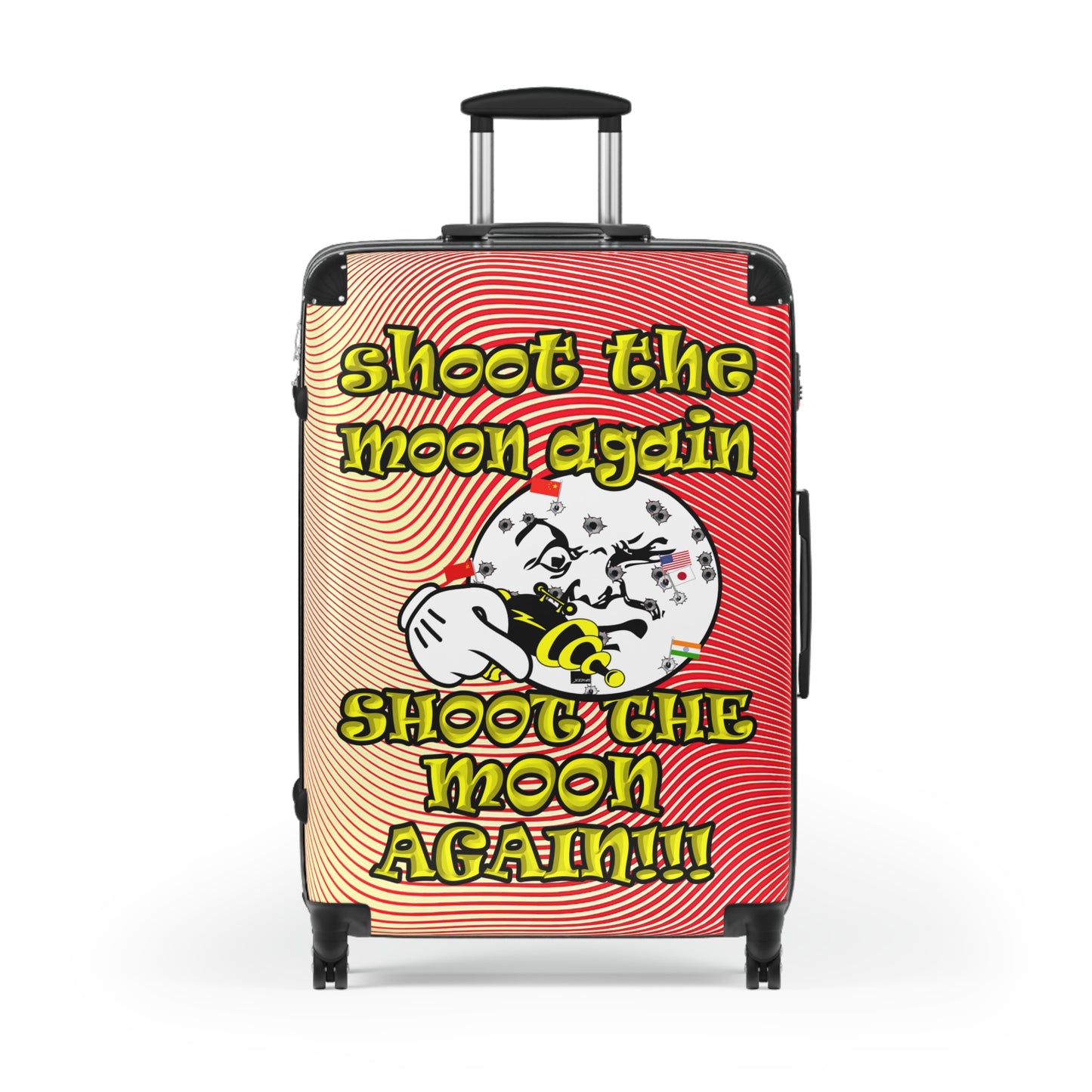 shoot the moon again - Suitcase (yellow-orange wave)