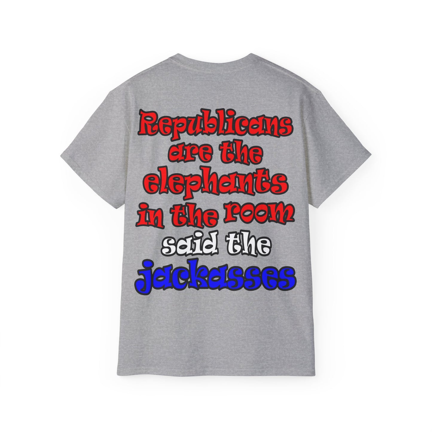 donkeys and elephants - Unisex Ultra Cotton Tee