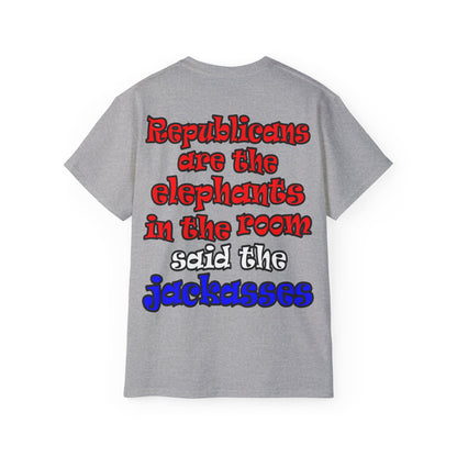donkeys and elephants - Unisex Ultra Cotton Tee