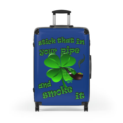 stick that in your pipe and smoke it - Suitcase (dark blue)