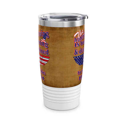 american wing - Ringneck Tumbler, 20oz (brown papyrus)