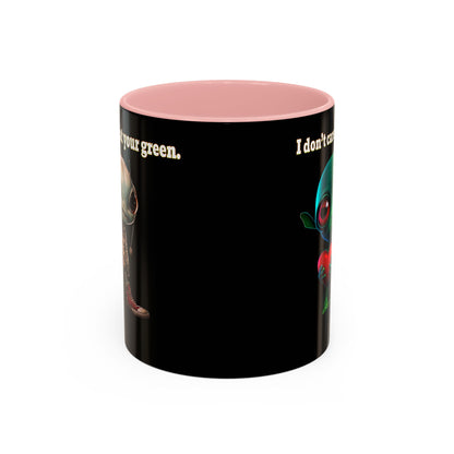 I don't care that your grey - Accent Mug (black)