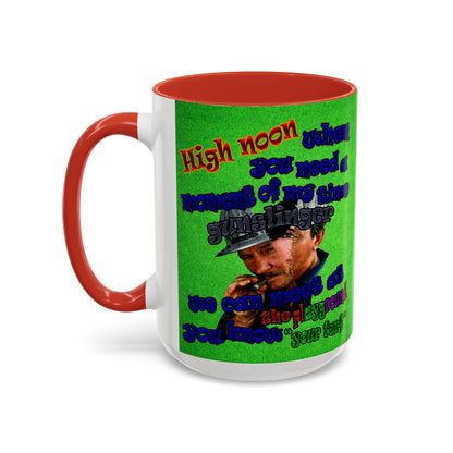 high noon - Accent Mug (green turf)