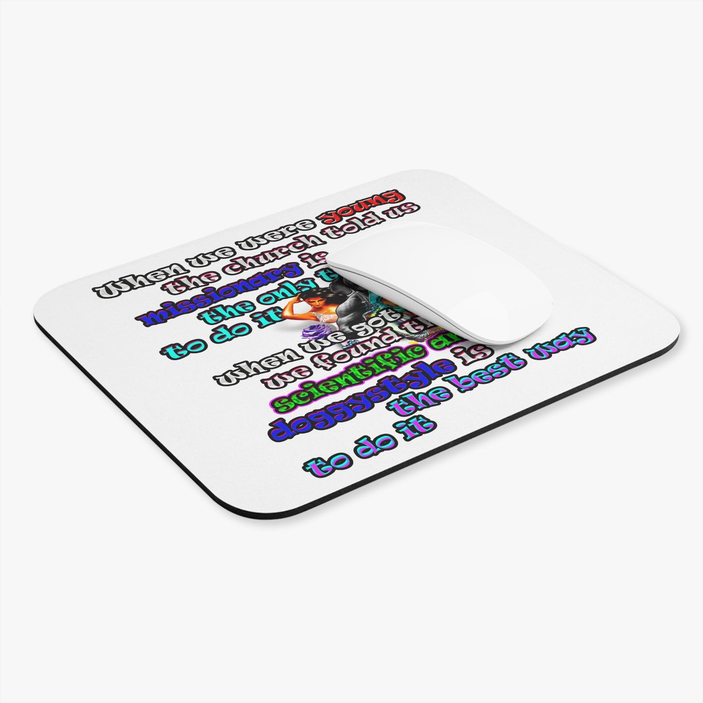 doggystyle - Mouse Pad (Rectangle) (white)