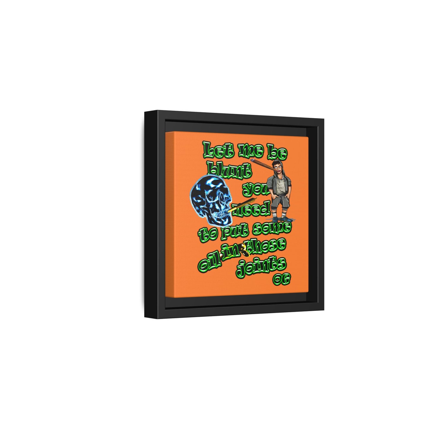 og - framed canvas art (crusta)