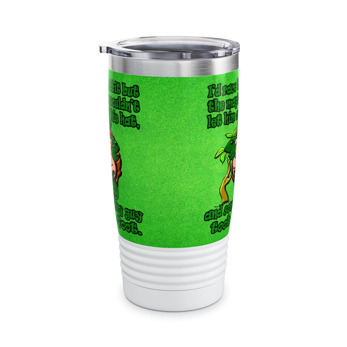 turtle race - Ringneck Tumbler, 20oz (green turf)