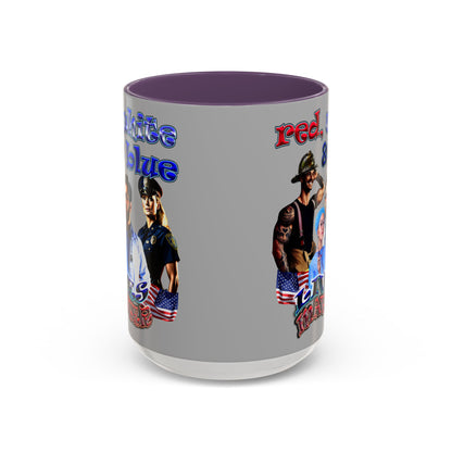 rw&b lives matter - Accent Mug (light grey)