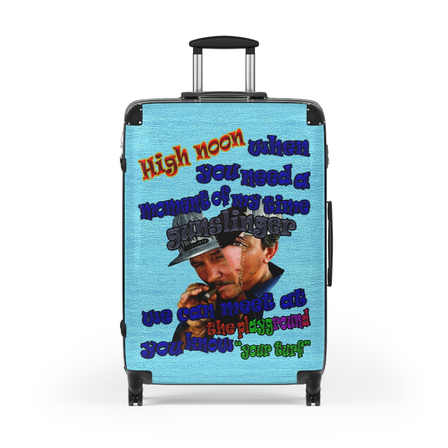 high noon - Suitcase (faded blue)