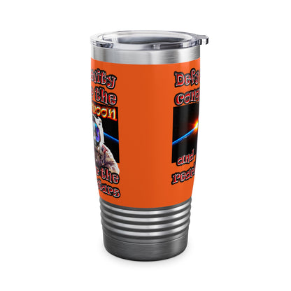 defy conquer reach - Ringneck Tumbler, 20oz (orange)