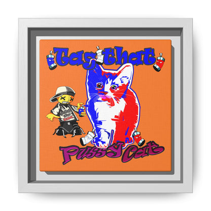 tag that - framed canvas art (crusta)