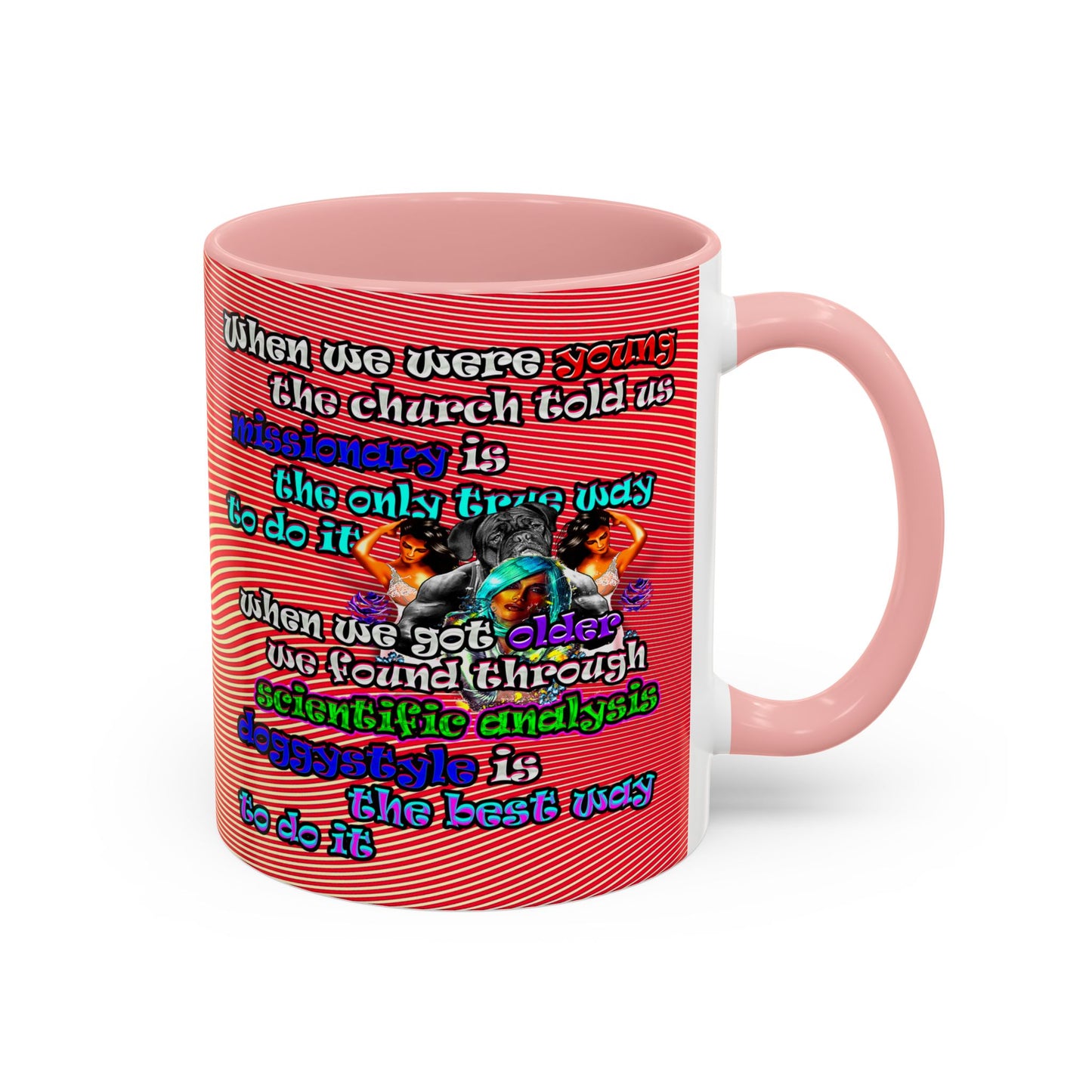 doggystyle - Accent Mug (yellow-orange wave)