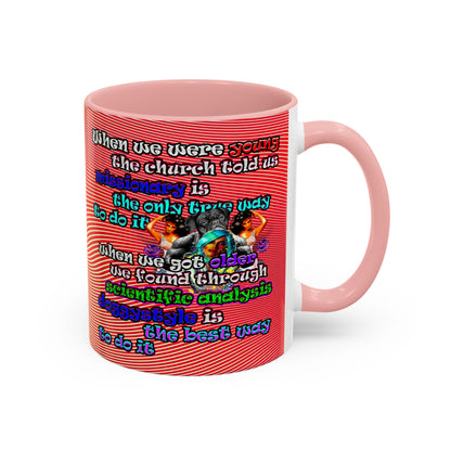 doggystyle - Accent Mug (yellow-orange wave)