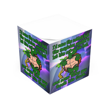 turtle race - note cube (grey-pink wave)